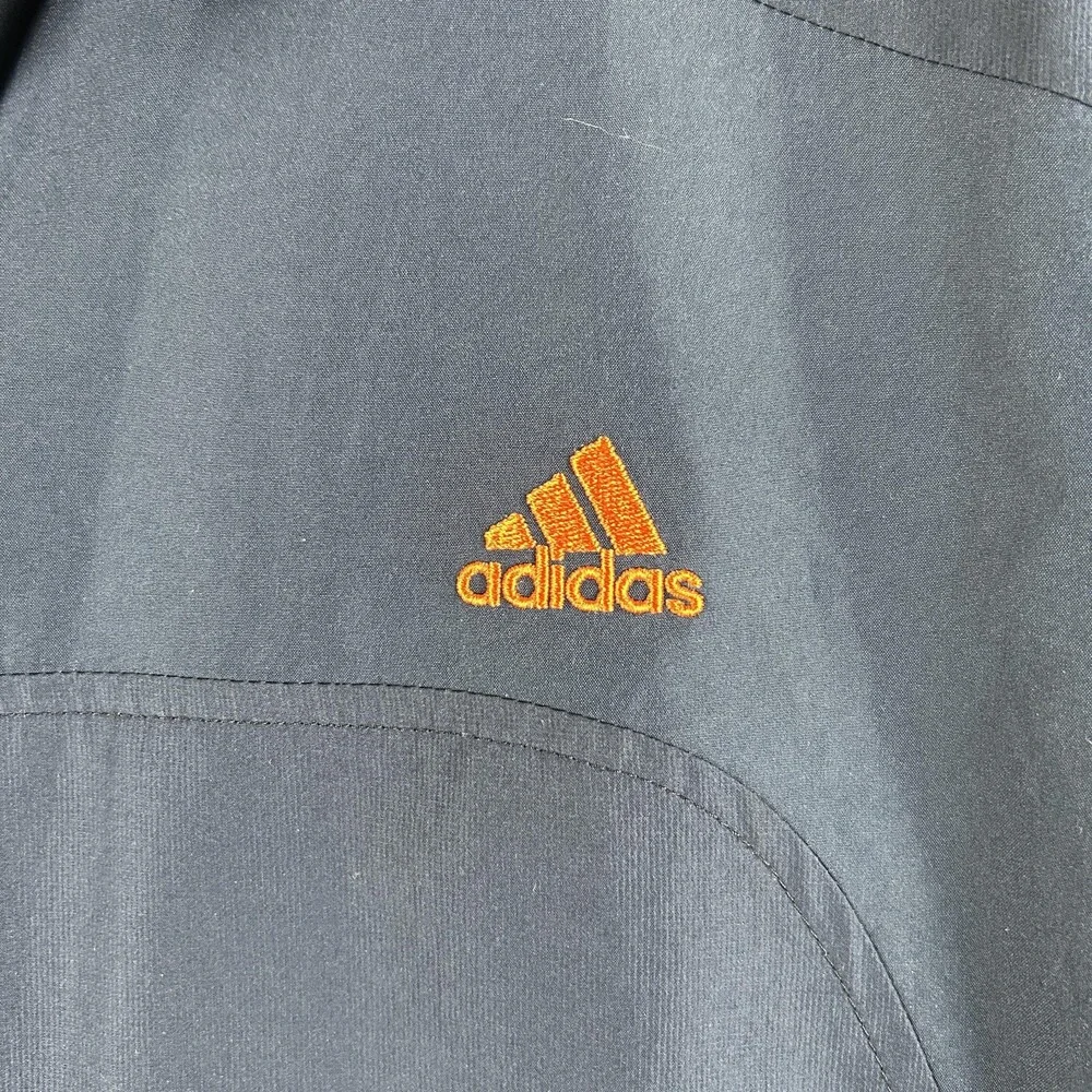 Vintage Adidas Jacket Mens XL 3 Stripes Full Zip Windbreaker Athletic 90s Y2K
